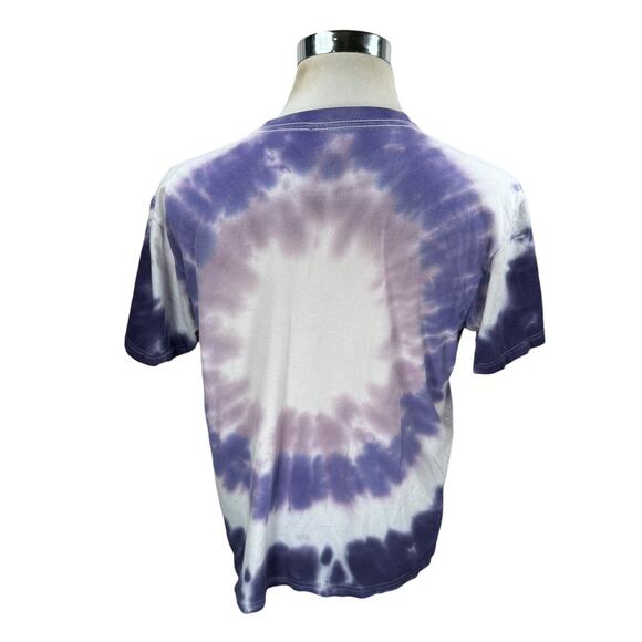 Grateful Dead T-Shirt Men's Large Purple Tie Dye Retro Dancing Bear Band Tee - Picture 4 of 8